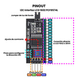 Módulo Serial I2C para Display LCD 16 x 2 PCF8574A