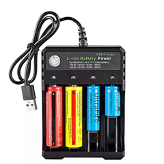 Cargador de Baterías Li-ion 18650 Entrada USB CH.81