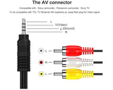 Cable 1.8 m Plug 3.5 mm a 3 Plug RCA