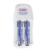 Cargador de Baterías Recargables AA, AAA Ni-Cd y Ni-Mh con 2 Baterías AAA Radox 660-154