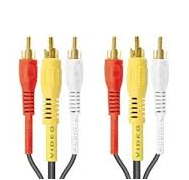 Cable 1.8 m 3 Plug RCA a 3 Plug RCA