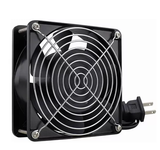 Ventilador Metálico 120 V, 120 mm x 120 mm x 38 mm, 0.2 A 510-705