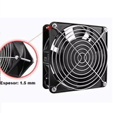 Ventilador Metálico 120 V, 120 mm x 120 mm x 38 mm, 0.2 A 510-705