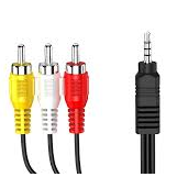 Cable 1.8 m Plug 3.5 mm a 3 Plug RCA