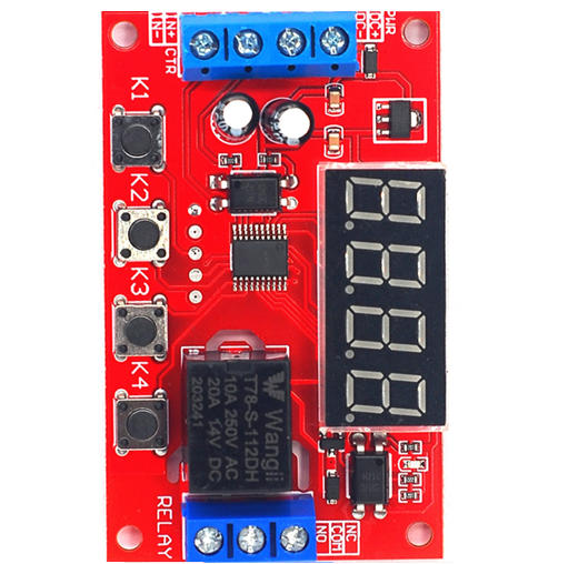 Módulo de 1 Relevador 5 V con Temporizador de Retardo