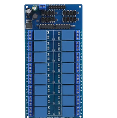 Módulo de 16 Relevadores 12 V con Optoacoplador