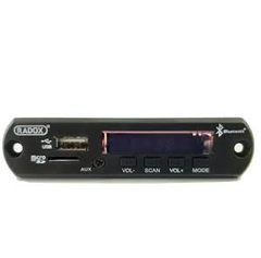 Reproductor de Audio Digital MP3 para Memorias USB y SD con Bluetooth y Control