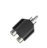 Adaptador "Y"  Plug RCA a 2 Jack RCA