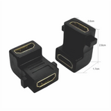 Adaptador HDMI Jack a Jack en "L"