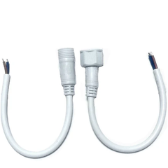 Juego de Conectores Plug y Jack Rosca 20 mm de 2 Pines