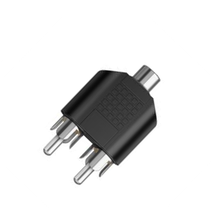 Adaptador  "Y" Jack 3.5 mm Estéreo a 2 Plug RCA