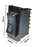 Switch Balancín 20A/12V Doble Posición