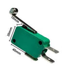 Microswitch con Palanca Mediana y Rodante 16 A 125 V