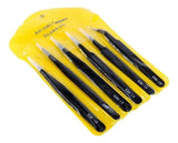 Juego de 6 Pinzas de Punta de Presición