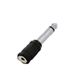 Adaptador Plug 6.3 mm Mono a Jack 3.5 mm Mono