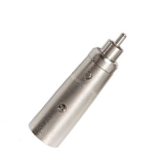Adaptador Plug RCA a Plug Cannon (XLR3)