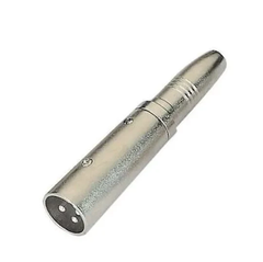 Adaptador Jack 6.3 mm Mono a Plug Cannon (XLR3)