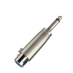 Adaptador Plug 6.3 mm Mono a  Jack Cannon (XLR3)