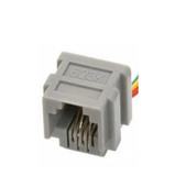 Conector Telefónico Jack RJ11 4 Hilos con Cable