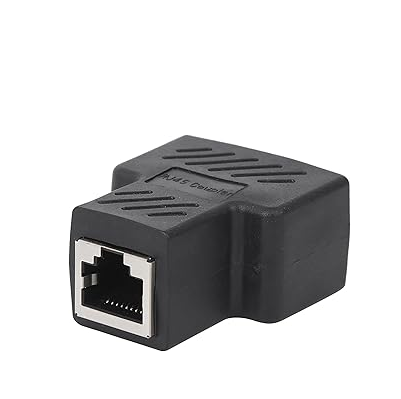 Adaptador Ethernet 1 Jack RJ45 a 2 Jack RJ45