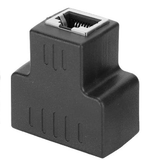 Adaptador Ethernet 1 Jack RJ45 a 2 Jack RJ45