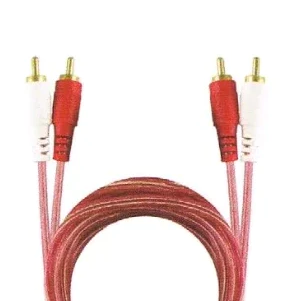 Cable 6 m 2 Plug RCA a 2 Plug RCA Transparente DXR 081-370