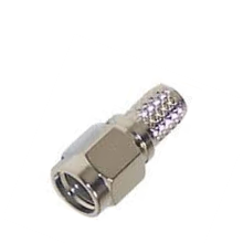 Conector SMA Plug para RG-58 Presión Plateado