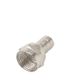 Conector Coaxial Tipo F (Campana) RG-6 con Aro