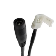 Conector de Alimentación para Tira de LEDs 3528 2 Terminal 8 mm con Jack Invertido 5.1 mm
