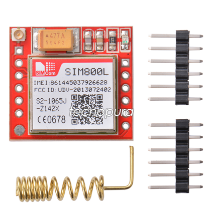 Módulo GPRS GSM SIM800 con Antena