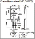 Transistor 2SA1568 TO220