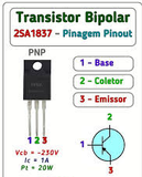 Transistores 2SA1837 TO220