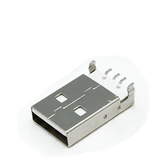 Conector USB Plug USB-A 4 Pines para Chasis Horizontal SMD 700-300