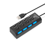 Hub 4 Puertos USB con Switch Elegate HUB.13 2.0