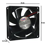 Ventilador de Plástico 8 V a 15 V, 120 mm x 120 mm x 25 mm, 0.40 A 510-742