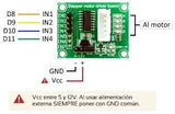 Módulo Controlador de Motor a Pasos con Motor (ULN2003+28BYJ-48)