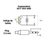 Sensor de Corriente Alterna 100 A Transformador SCT013