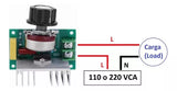 Módulo Dimmer 4000 W de 10 V a 250 V sin Carcasa