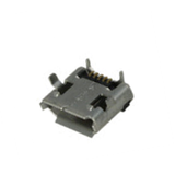 Conector USB Jack USB-B Micro 5 Pines para Chasis Ángulo Recto SMD