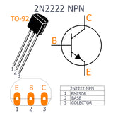 Transistor PN2222 Pequeña Señal