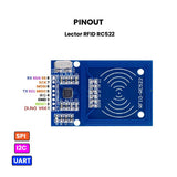 Módulo de RFID Lectura y Escritura con Tarjeta y Llavero RC522