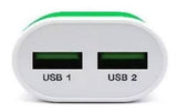 Cargador de USB para Corriente Alterna 2 Puertos 161264