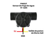 Sensor de Flujo de Agua 30L/MIN