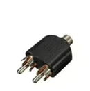 Adaptador  "Y" Jack 3.5 mm Estéreo a 2 Plug RCA