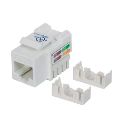 Conector Jack RJ45 90° Cateoría 5e para Placa Ponchable 350-020BL