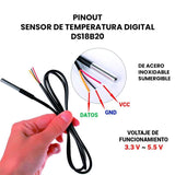 Sensor de Temperatura a Prueba de Agua DS18B20