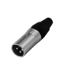 Plug Cannon (XLR3) para Extensíon Metálico PL-128BA