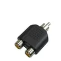 Adaptador "Y"  Plug RCA a 2 Jack RCA