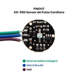 Sensor de Pulso Cardíaco XD-58D