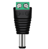 Plug Invertido 5.5 mm x 2.1 mm a Conector Block 1 cm x 1 cm x 0.6 cm